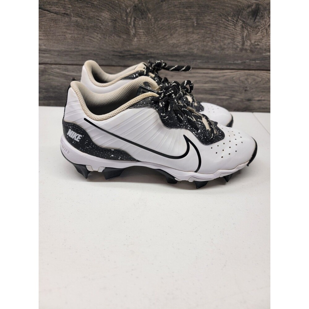Nike Youth Alpha Huarache Keystone 4 RM Baseball Cleats Oreo DJ6525-106  3.5Y